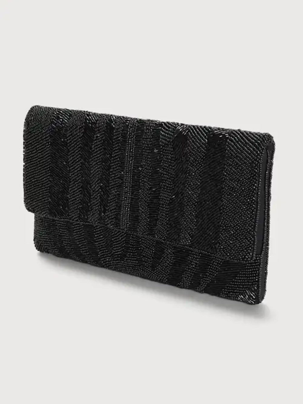Lulus Black Beaded Clutch - Picture 9 of 10
